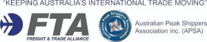 freight & trade alliance and australian peak shippers association logo
