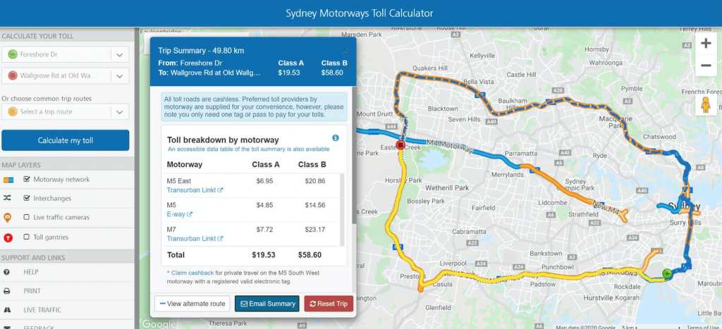 Breaking — new M5 Tolling and ACF Response 2