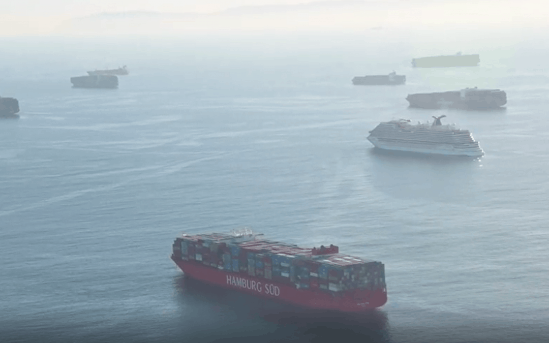 Scale of California shipping delays exposed in new video
